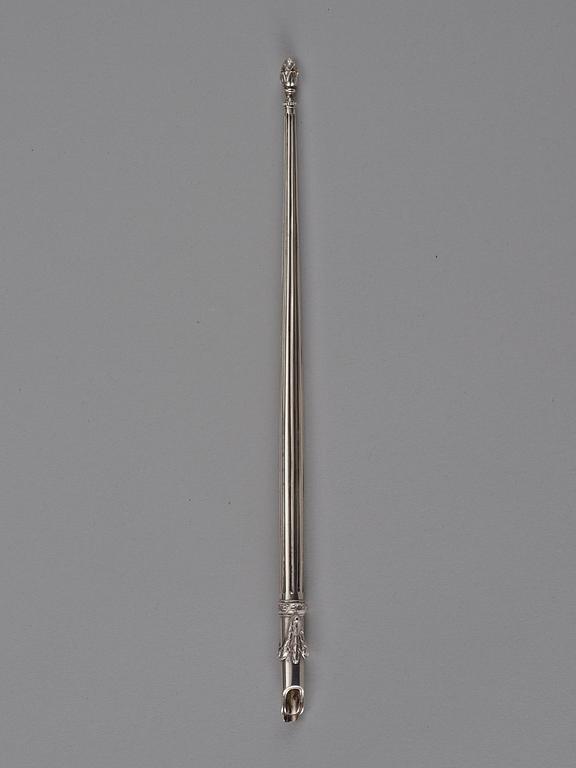 A FABERGÉ silver penn, workmaster Julius Rappoprt, St. Petersburg 1899-1908.