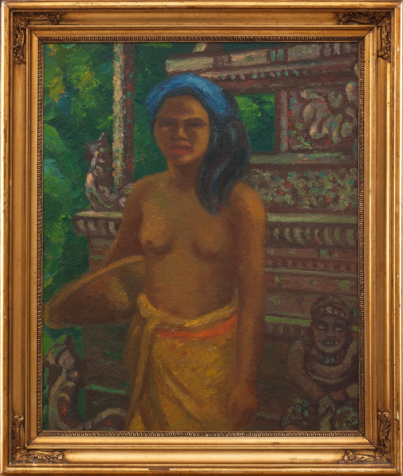 KNUT LUNDSTRÖM, olja på pannå, osignerad.