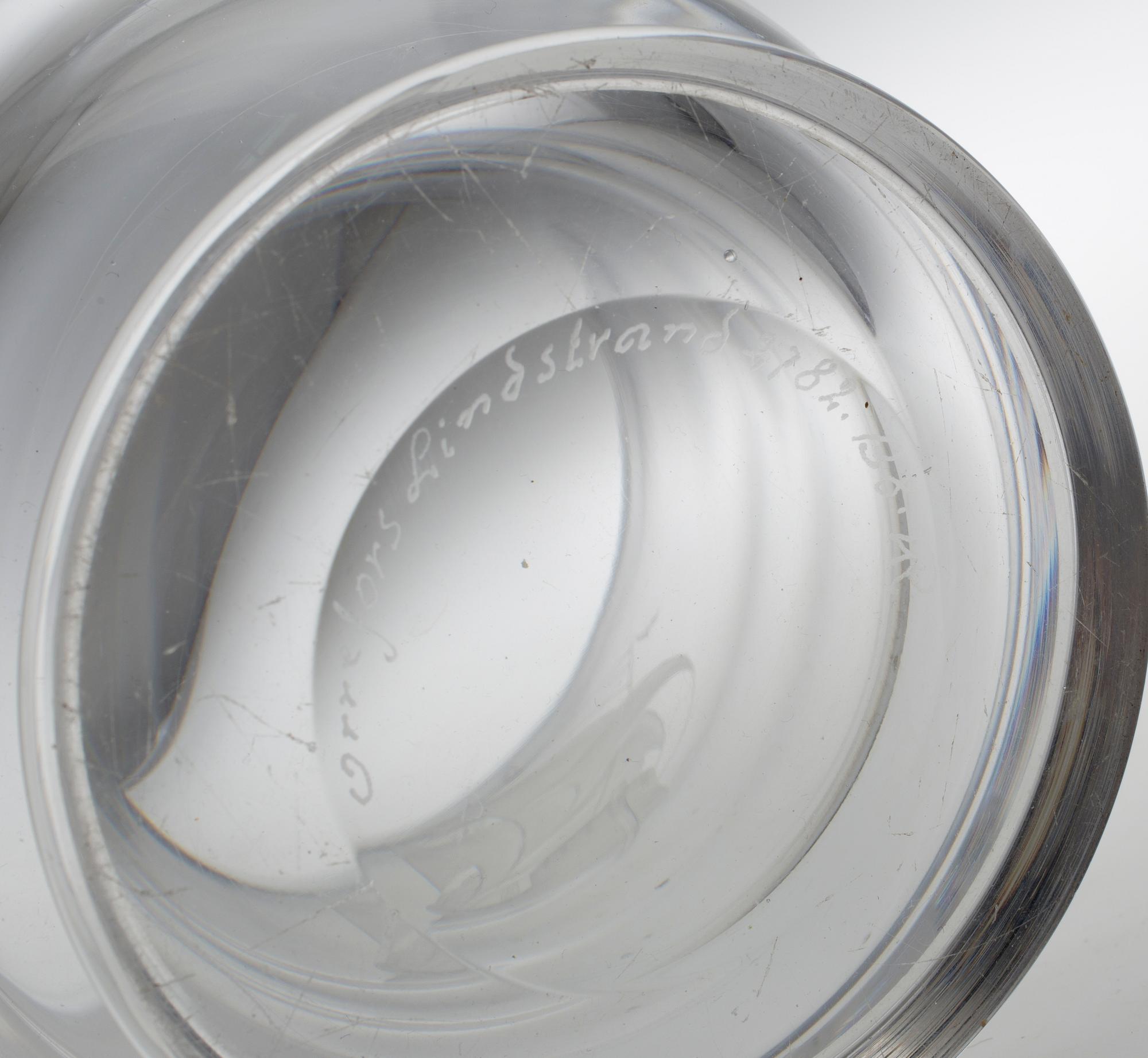 VAS, glas, Vicke Lindstrand, Orrefors.