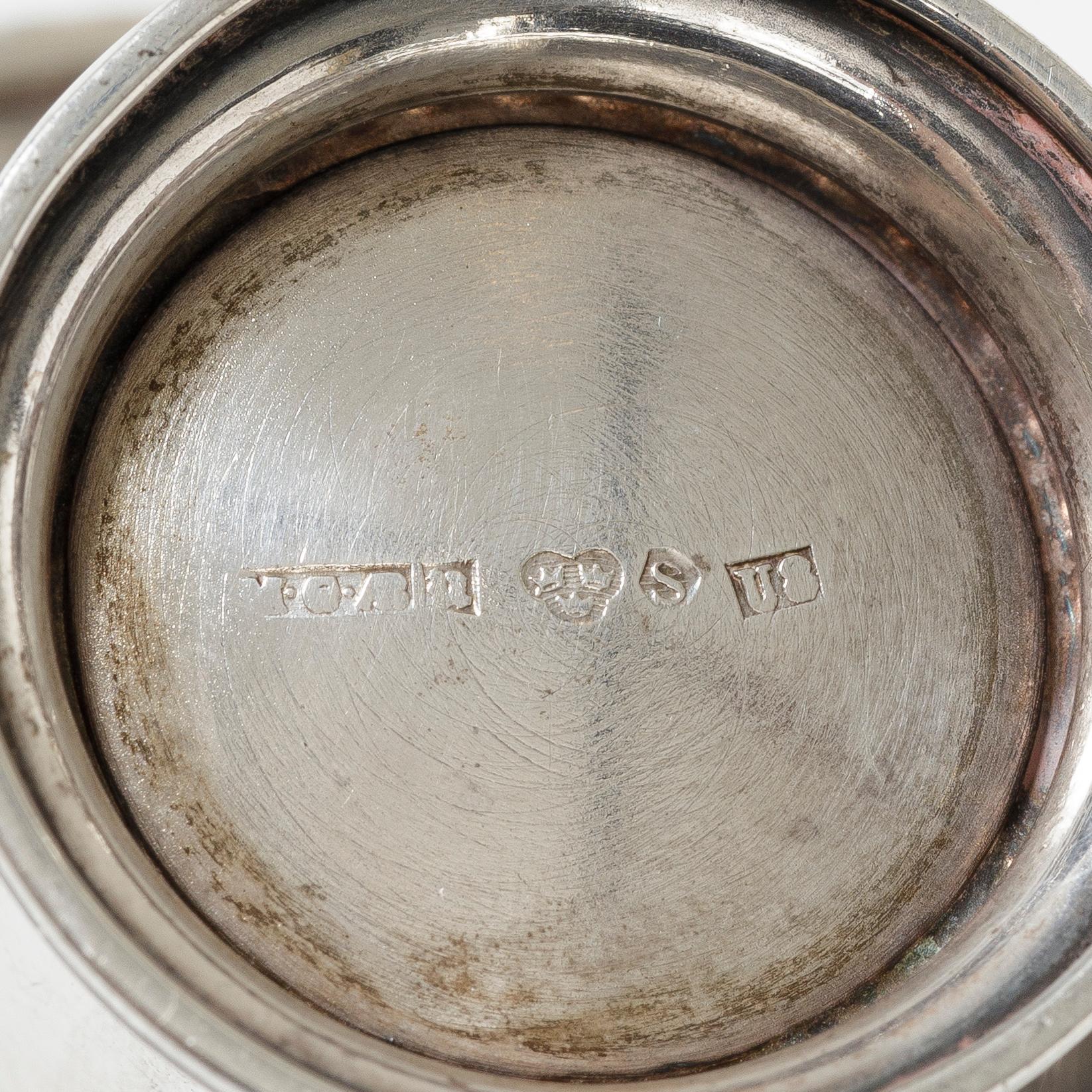 A lot of silver, 8 pieces, including with mark of KG Markströms, Uppsala 1897.