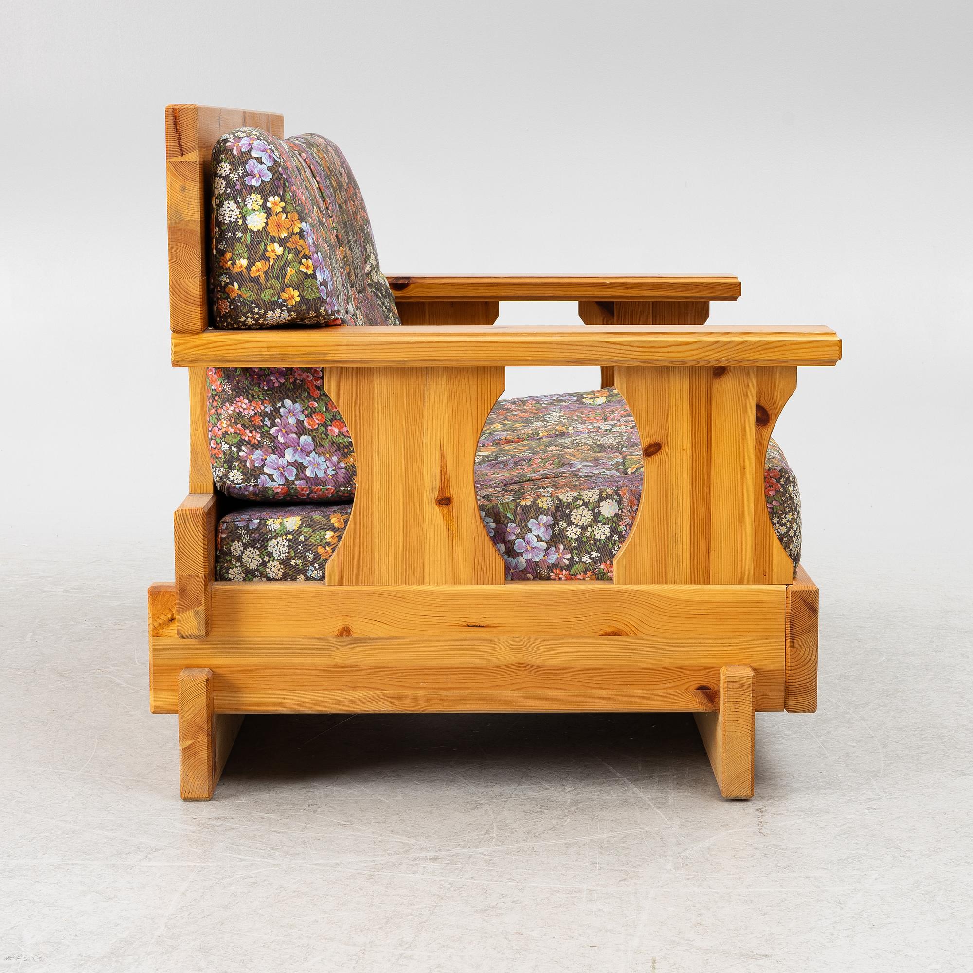 Sofa, pine, Stockholm's Furniture Interior AB (Trä-Inn), 1970s.