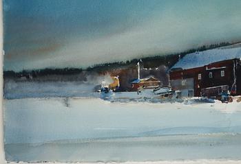 Lars Lerin, "Åt Fensbol i februari".