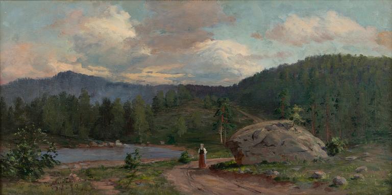 ELIAS MUUKKA, TYSKT LANDSKAP.