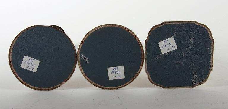 LJUSSTAKAR, 2+1 st, silver, CESON 1974-78.