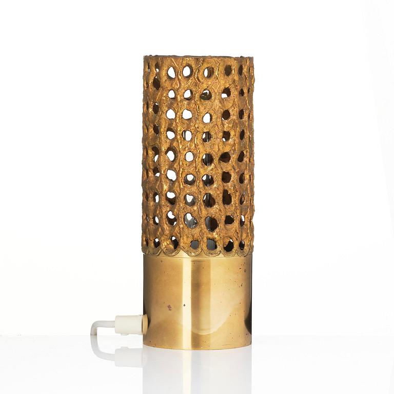 Pierre Forssell, bordslampa, Mässingstudion, Skultuna, 1986.