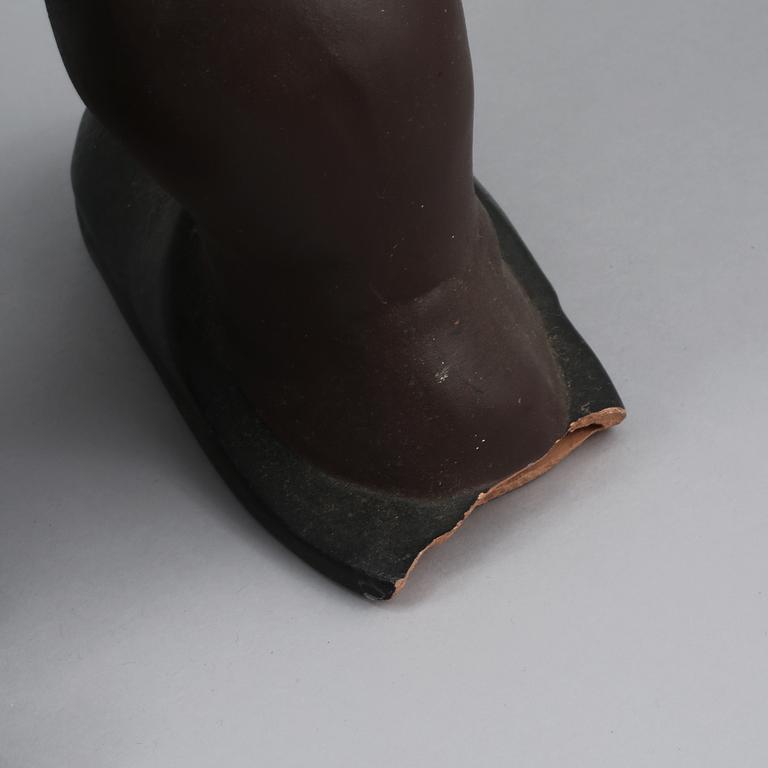 TOMTE med LYKTA, lergods, Heissner, Västtyskland, 1900-talets andra hälft.