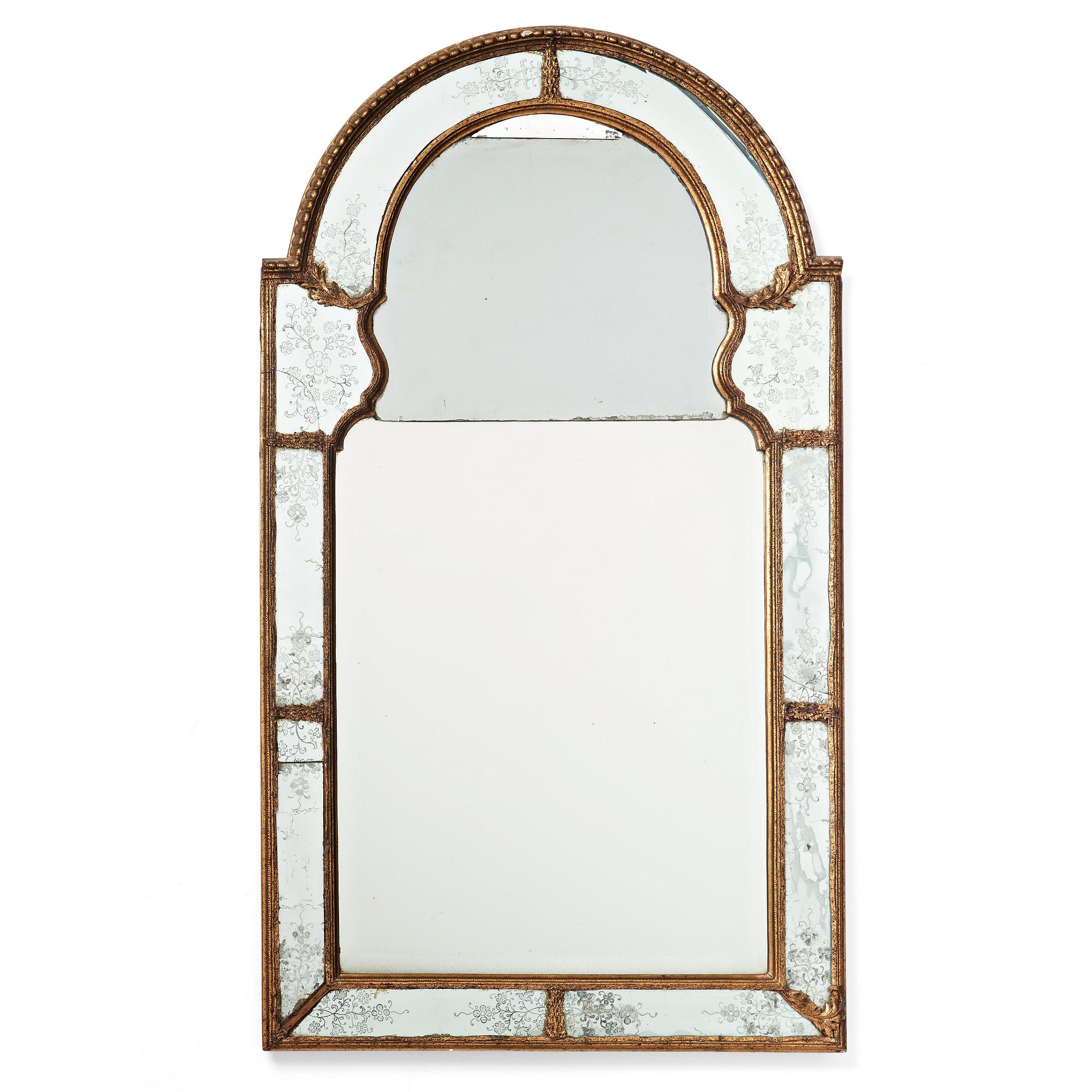 SPEGEL, i Burchardt Prechts art (verksam i Stockholm 1674-1738), senbarock.