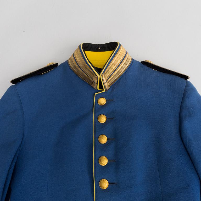 UNIFORM, svensk, m/1888 för officer vid fortifikationen.