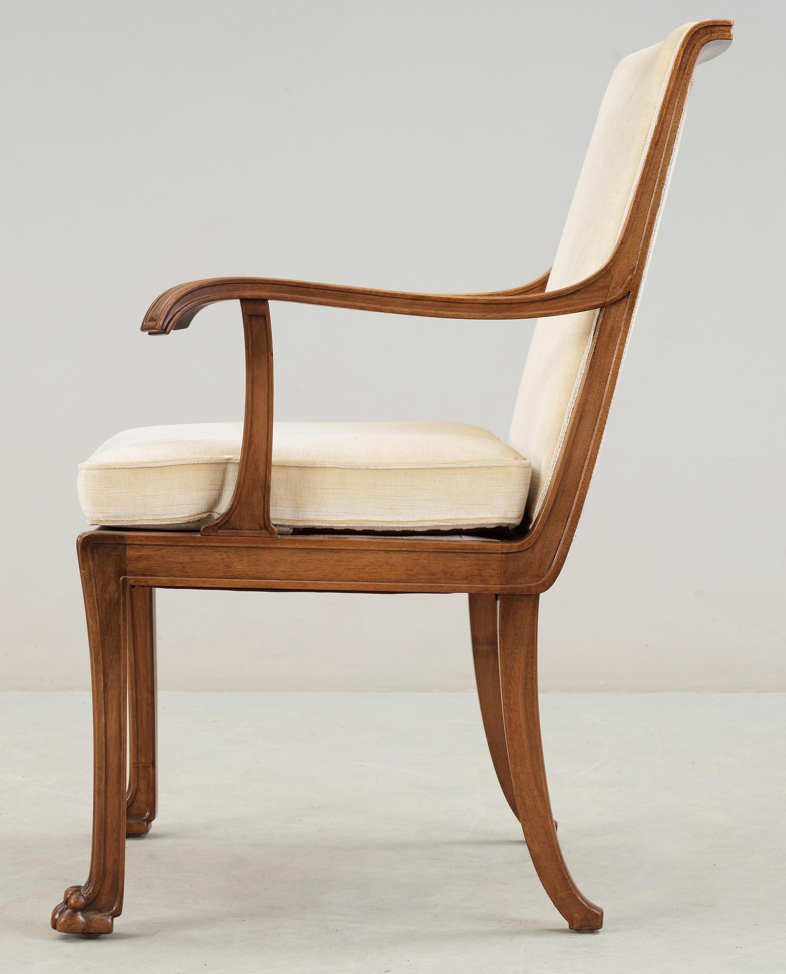 SKRIVBORD samt STOL, Isidor Hörlin, tillskriven, 1920/30-tal.