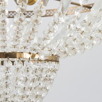 Chandelier, later half of the 20th century.