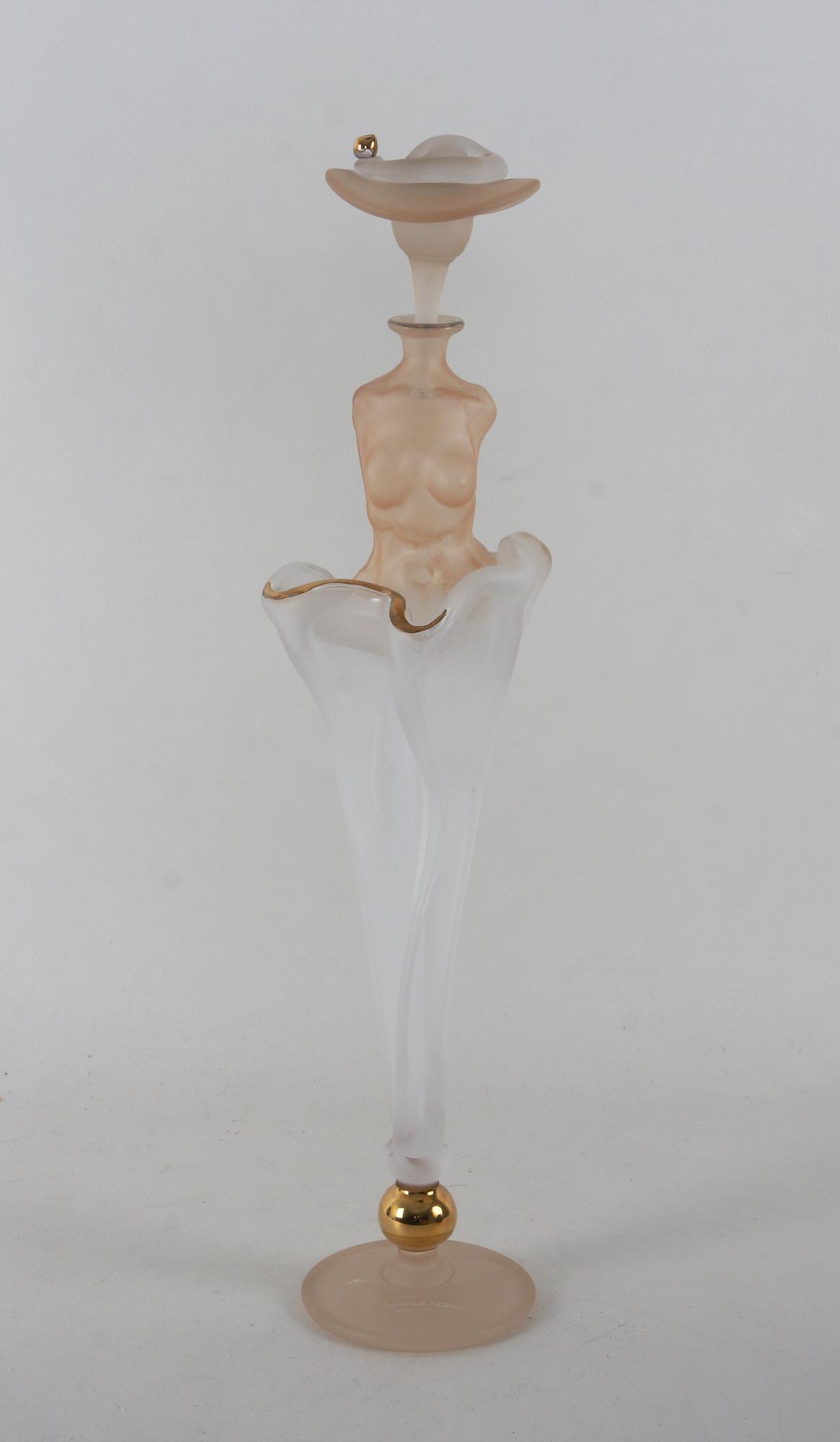 SKULPTUR, glas. Design Tamaian, Ion Art. Transsylvanien, sign.