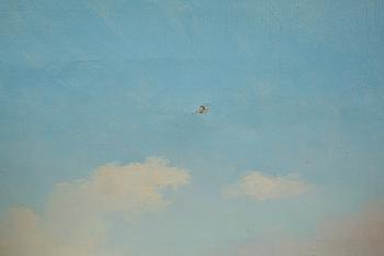 OKÄND KONSTNÄR, olja på duk, signerad A Hällfors.