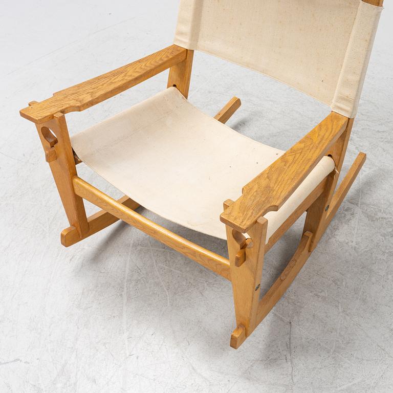 A rocking chair, 'GE673', by Hans J Wegner, for Getama, Denmark.