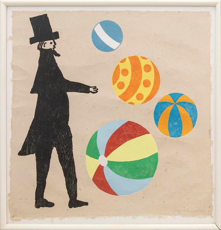 Donald Baechler, "Conversation".