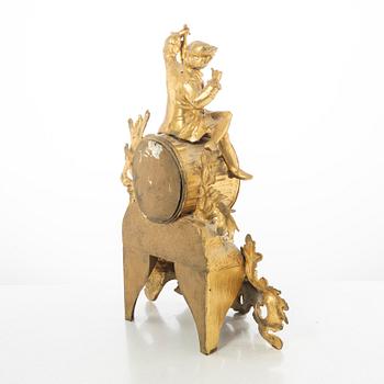 A mantel clock, France, around 1900.
