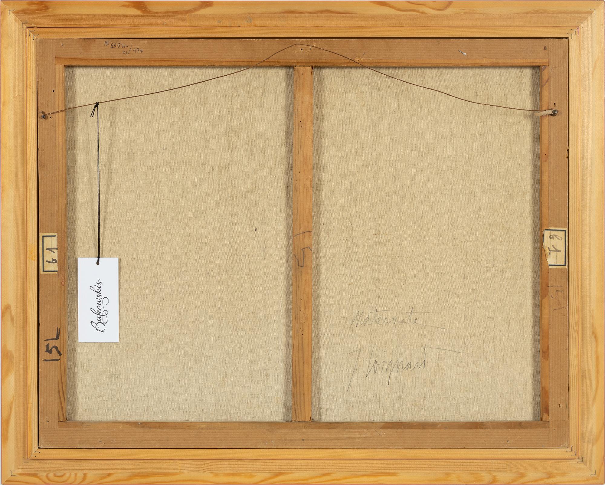 James Coignard, oil on paper/canvas, signed.