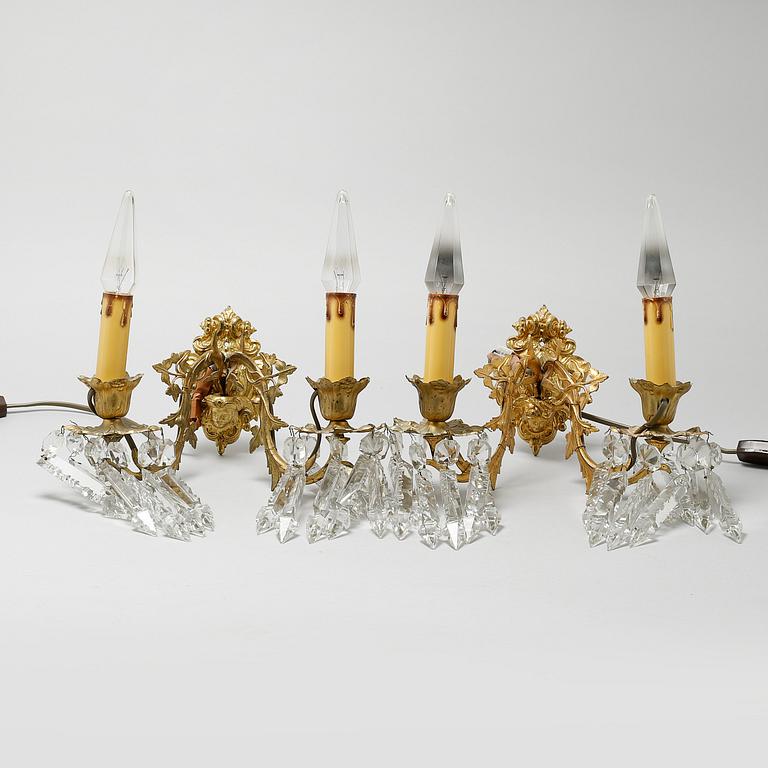 A pair of sconces, second half of the 19th century.