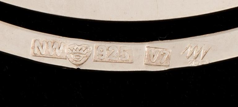 Tapio Wirkkala, HÄNGSMYCKE, "Silvermåne", sterling silver, N.Westerback, 1974.