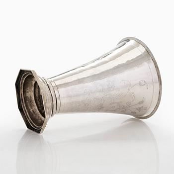 A Finnish silver cup, maker's mark of Carl Anders Berg, Vasa Finland 1820.