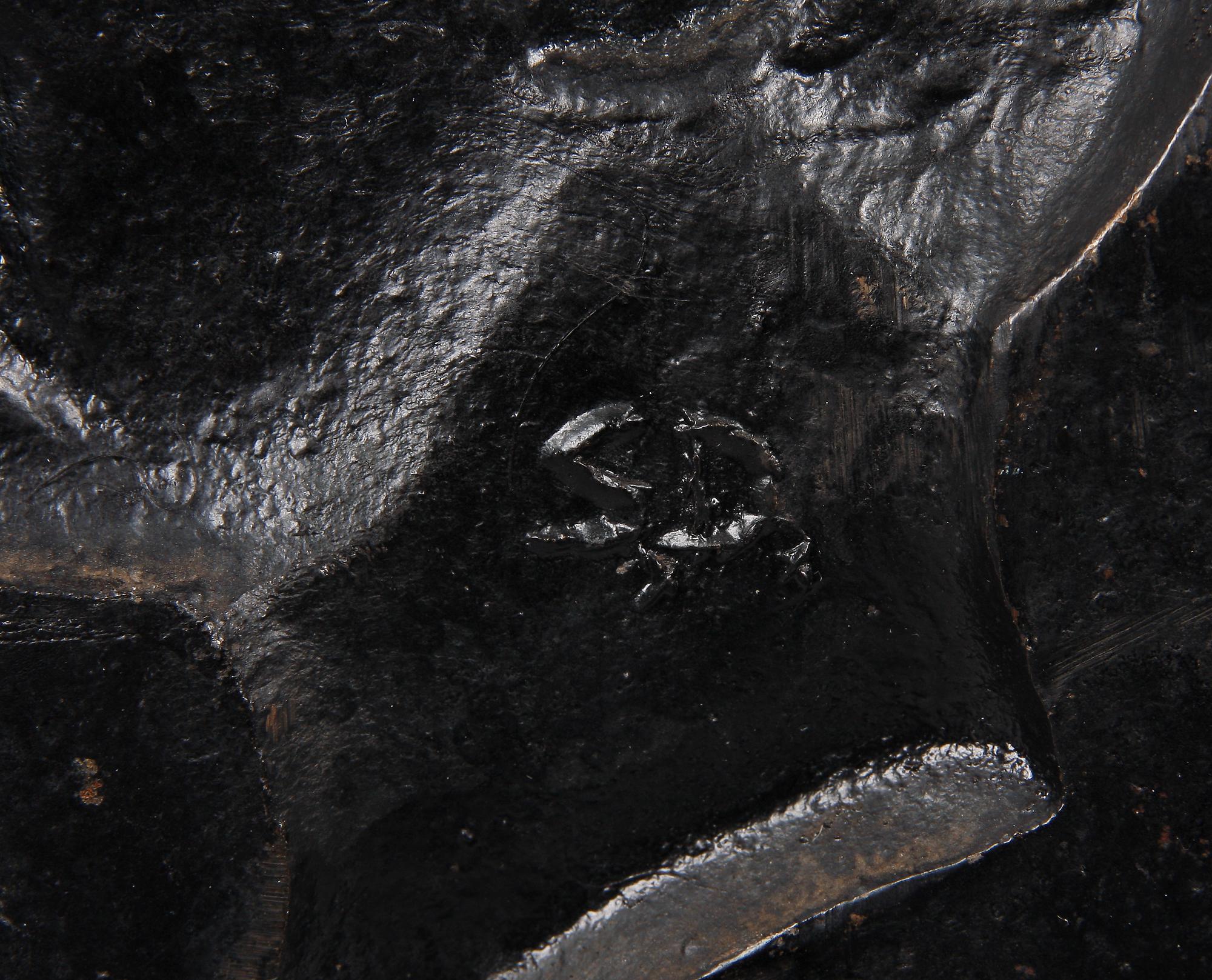 RELIEF, gjutjärn, märkt SD i godset á tergo, Sverige sent 1800-tal.