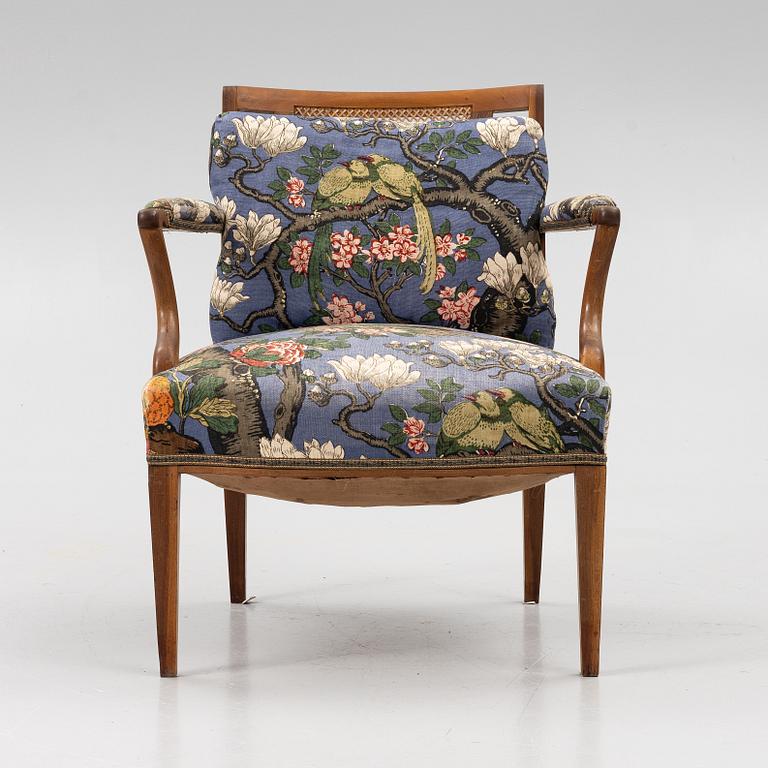 Josef Frank, a model 969 armchair, Firma Svenskt Tenn, Sweden.