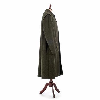 LODENFREY, a men's green wool coat.