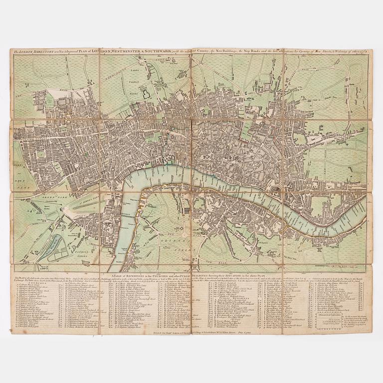 Kartor, 2 st, Rob.t Sayer, Map & Printseller, London, England, 1775-81.