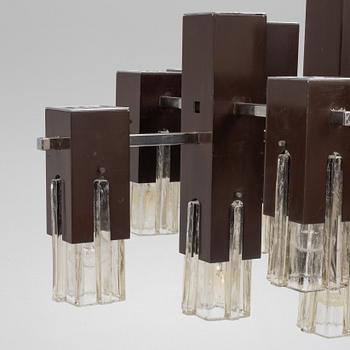 Gaetano Sciolari, a ceiling lamp, 1960s/70s.