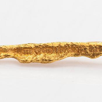 Björn Weckström, A 14K gold necklace 'Golden stream'. Lapponia 1974.