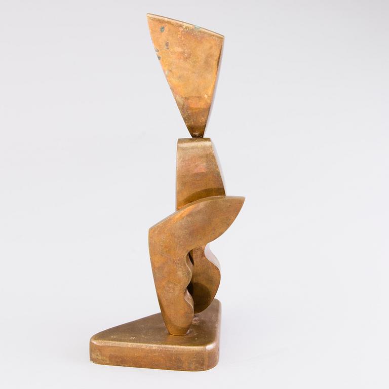 KARI HUHTAMO, a bronze sculpture, signed and dated 1977.