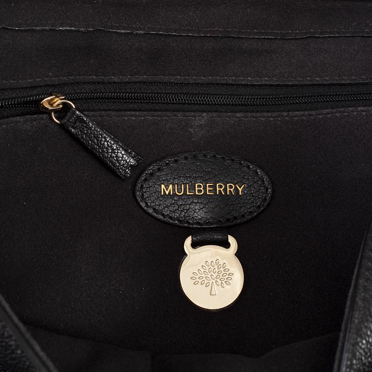 MULBERRY, a black leather 'Lily' handbag, 2018.