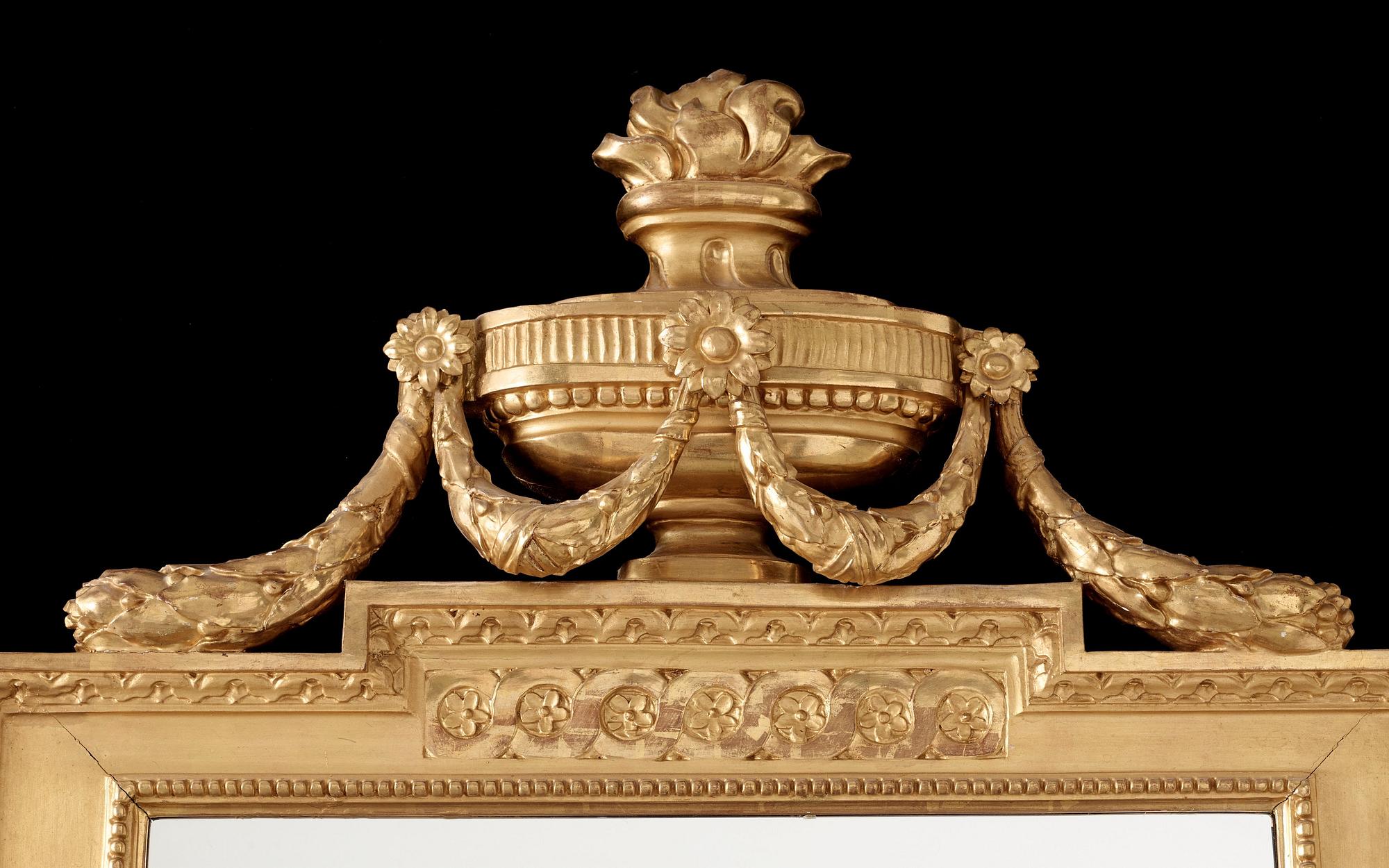 SPEGEL, troligen av Johan Åkerblad, 1777. Gustaviansk.