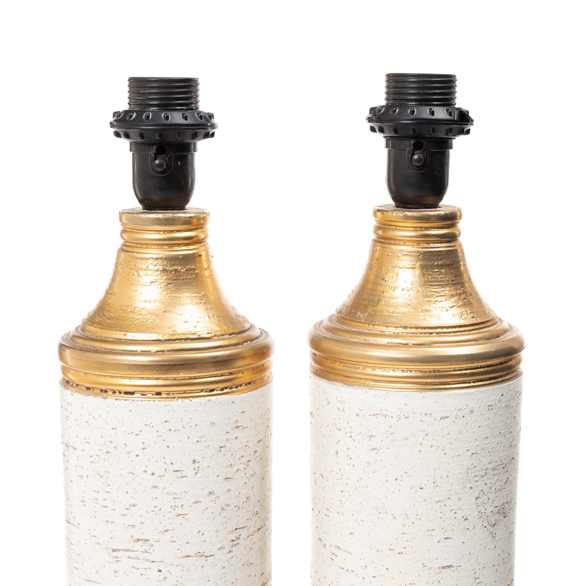 Table lamps, a pair, Bergboms, second half of the 20th century.