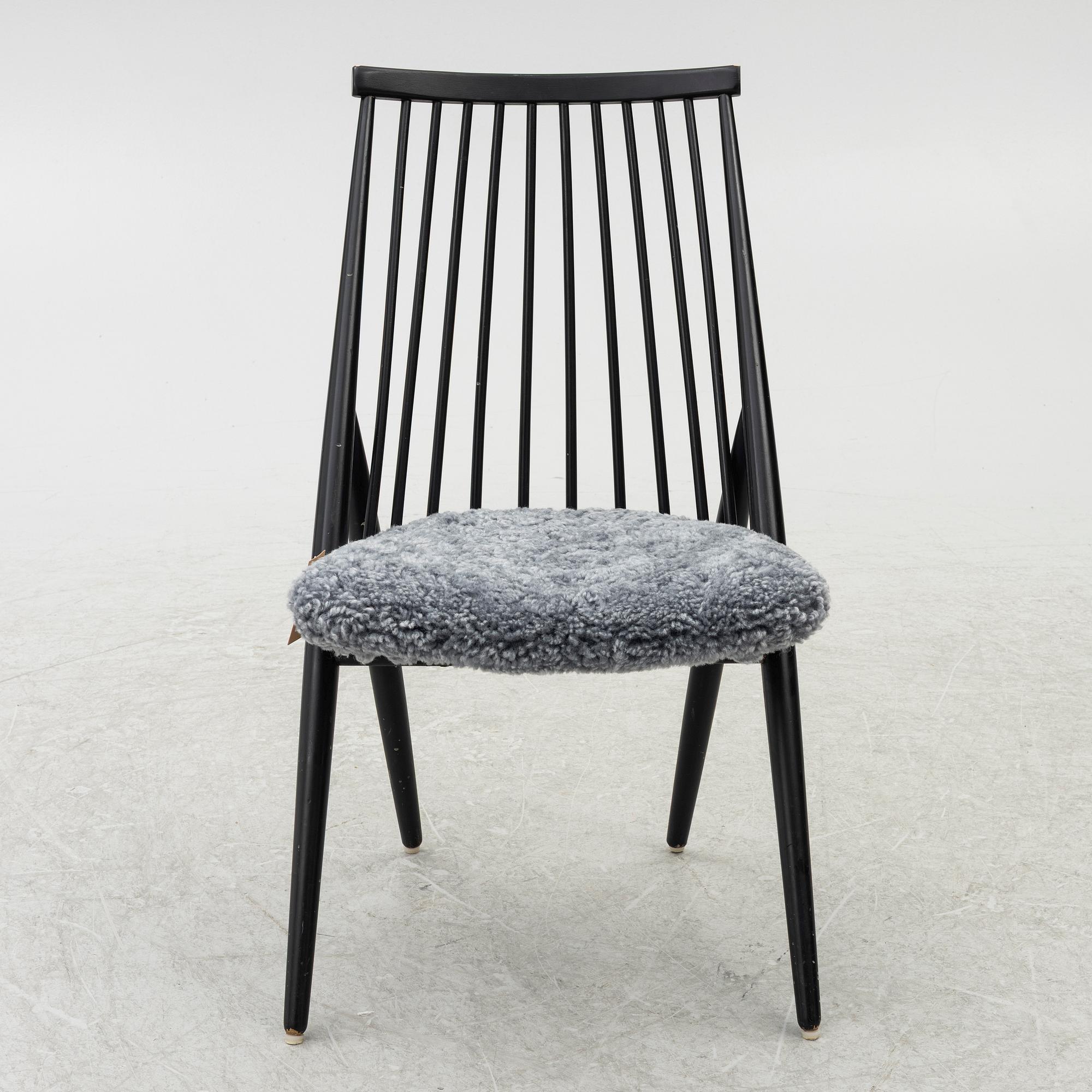 Thea Leonard, chairs 4 pcs, "Flamingo", Nässjö, mid-20th century.
