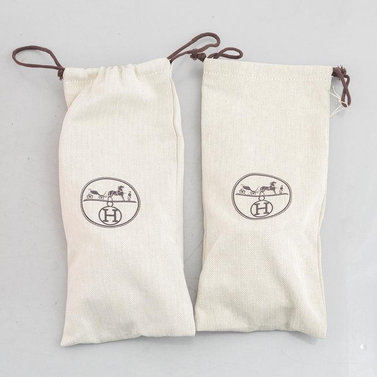Hermès, Sandals, "Oran Himalaya", size 38 1/2.