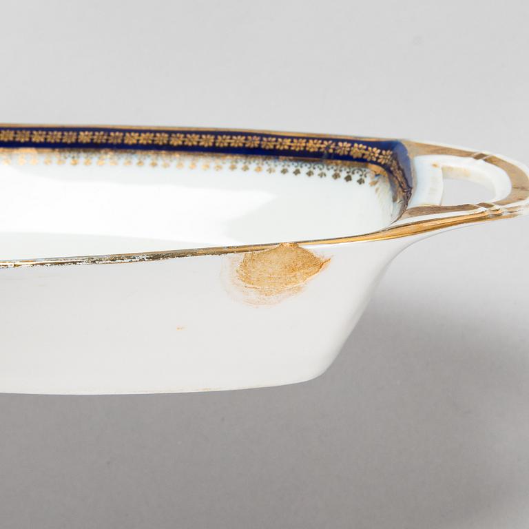 Dinner ware, porcelain, 57 pcs, Kuznetsov, Dmitrov factory, Russia 1894-1917.