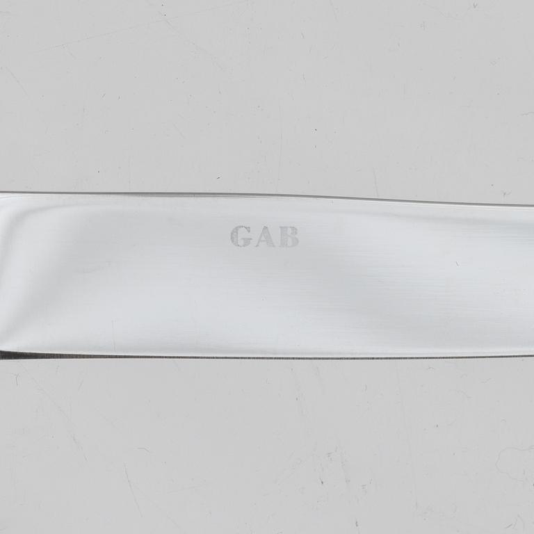 Jacob Ängman, a Swedish silver cutlery set, 'Rosenholm', GAB, some Eskilstuna 1978 ( 102 pieces).