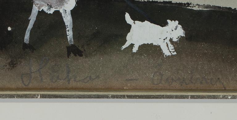 HÅKAN BRUNBERG, akvarell, sign.