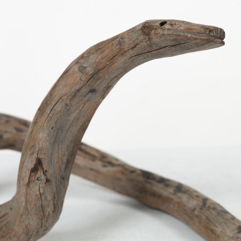 Snake, folk art, 19th century.