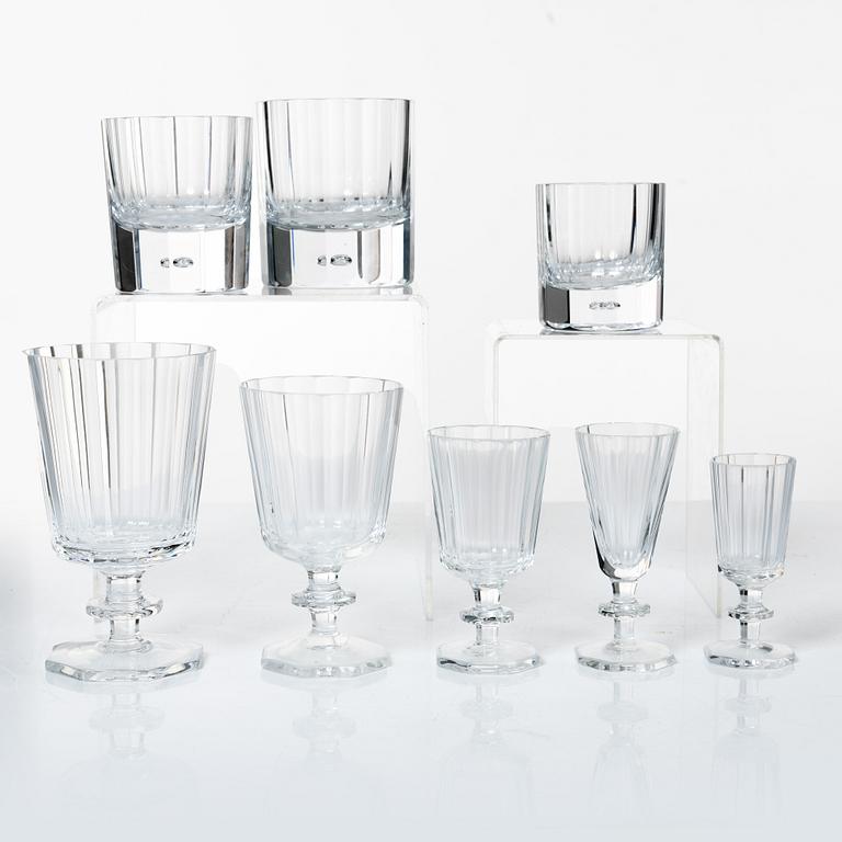 Elis Bergh, glasservis, "Karlberg", Kosta Boda, 1900-tal,  77 delar.