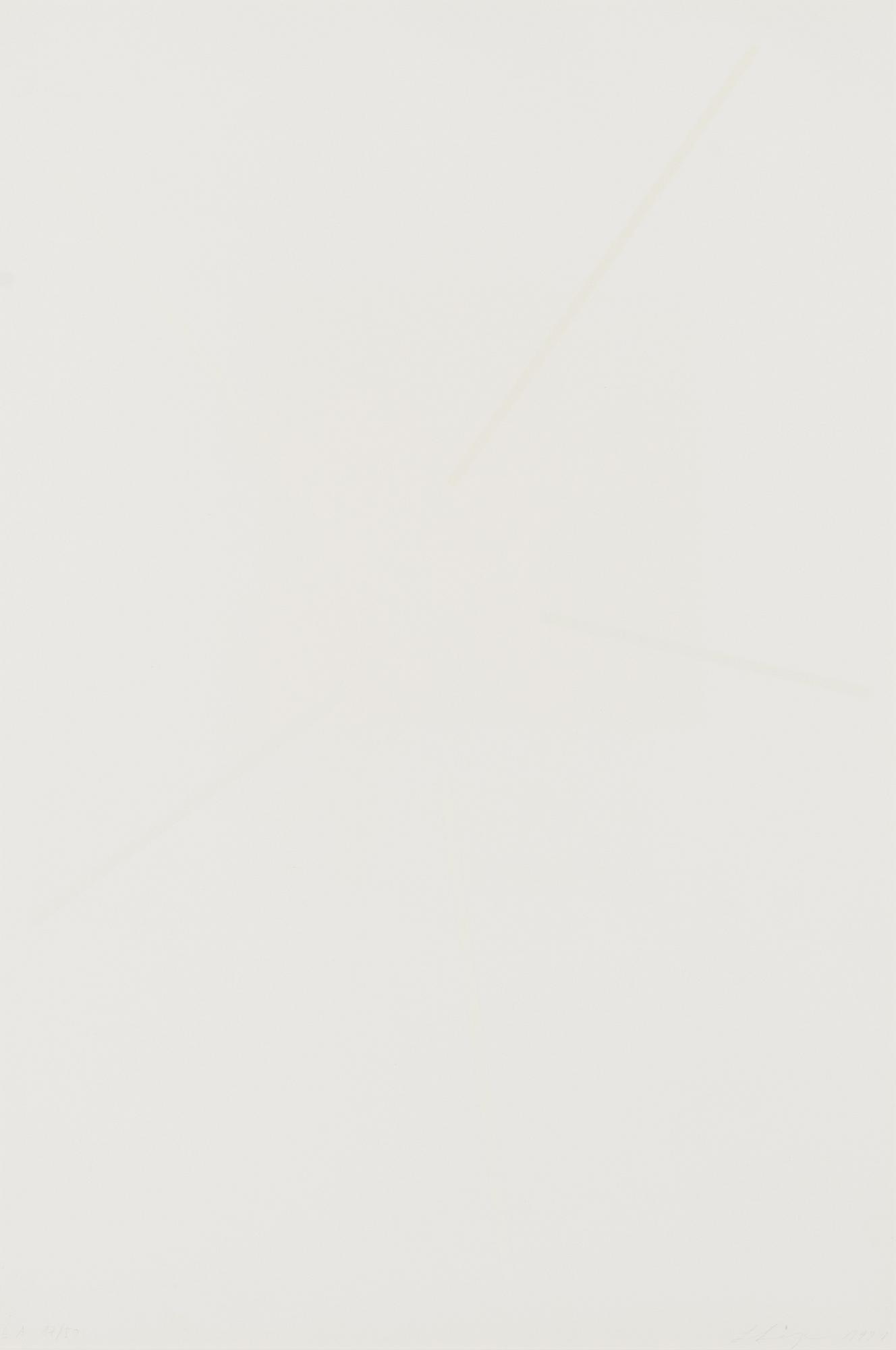 Leonhard Lapin, silkscreen, signed and dated 1991, numbered EA 17/50.