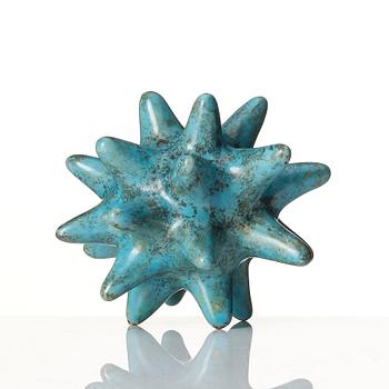 Hans Hedberg, a faience sculpture of a sea urchin, Biot, France.