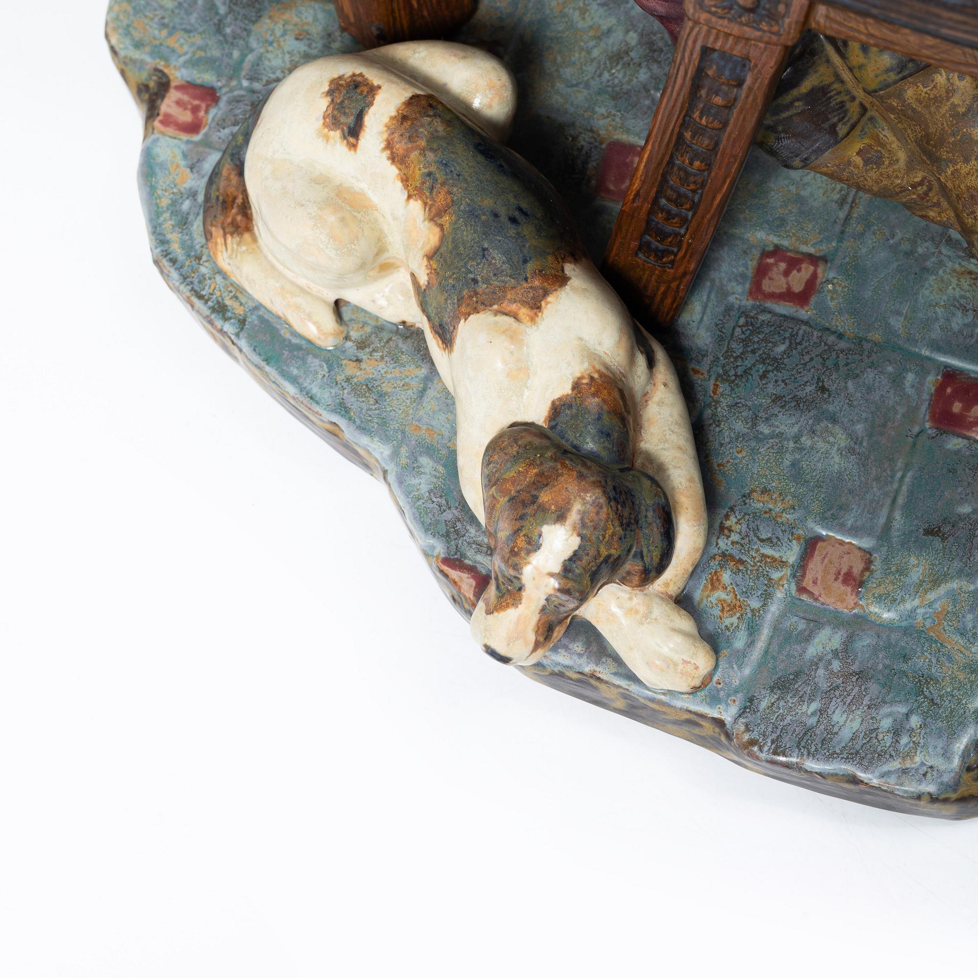 Juan Huerta, figurine, "Playing Cards", Lladró, Spain.