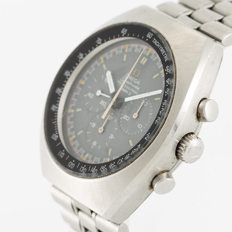 Omega, Speedmaster Professional, Mark II, "Racing Dial", chronograph, wristwatch, 41.5 mm.