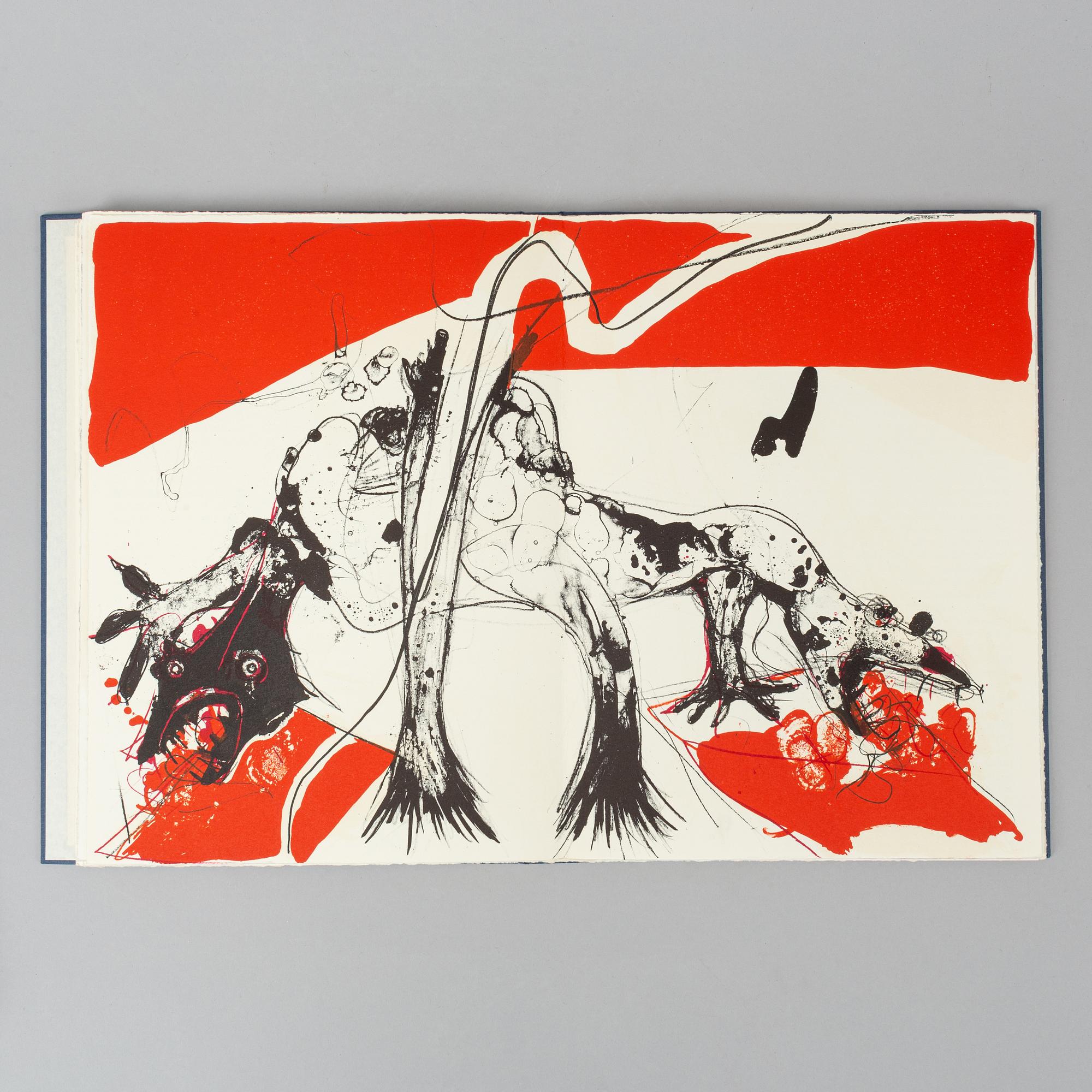 DERRIÈRE LE MIROIR No 187, 1970. Signed by Paul Rebeyrolle.