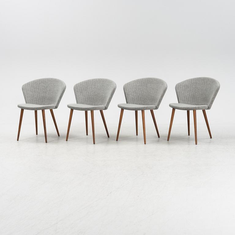 A set of four 'Miss Holly Upholstered' by Jonas Lindvall for Stolab designed 2018.