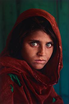 155. Steve McCurry, "Afghan Girl", 1984.