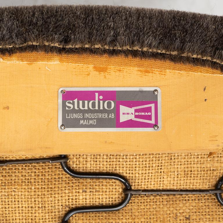 Alf Svensson, a TeVe lounge chair, Bra Bohag, Studio Ljungs Industrier, 1950's.