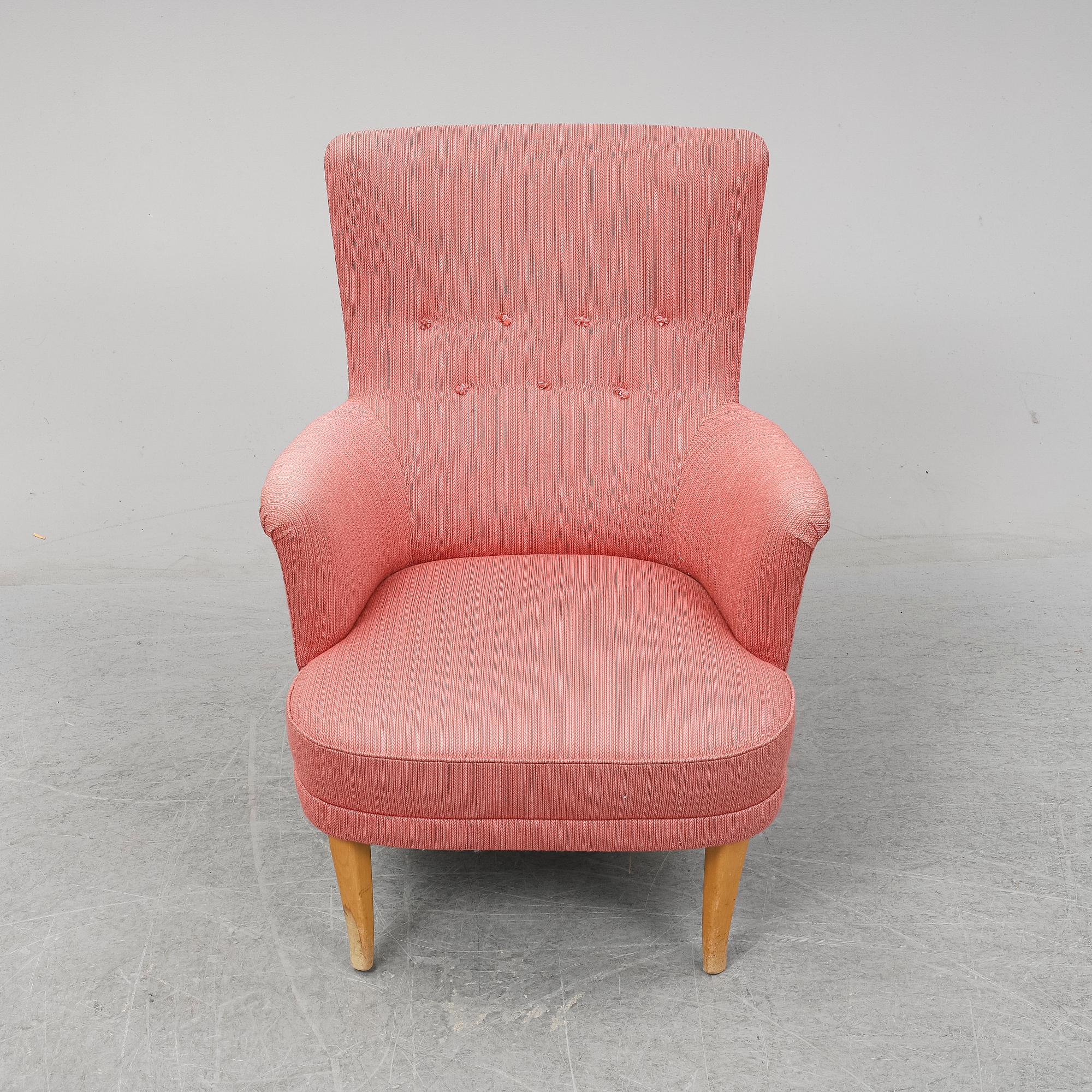 CARL MALMSTEN, fåtölj, 1900-talets andra hälft.