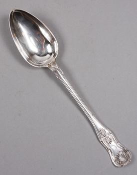 RAGUSKED, silver, Gustaf Theodor Folcker, Stockholm. 1852. Vikt ca 110 gram.